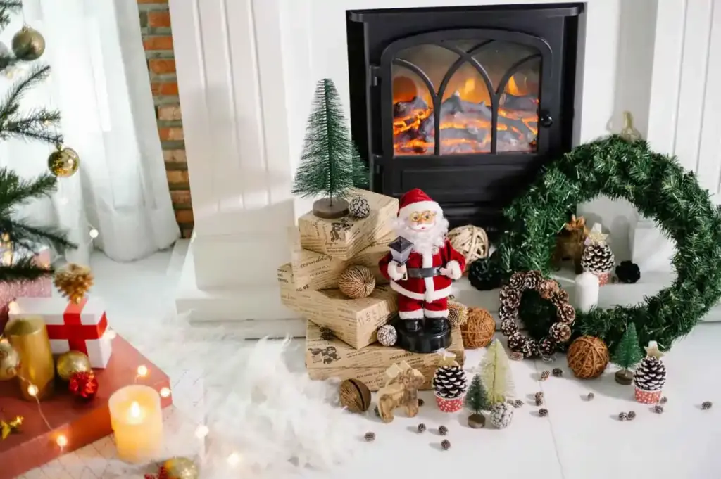 Christmas Fireplace decoration